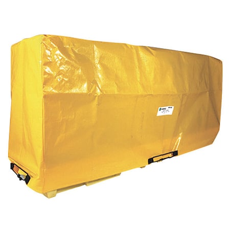Enpac Tarp Cover, 99 1/2 in x 30 3/4 in x 43 in, 43 in, Yellow, HDPE 5102-TARP