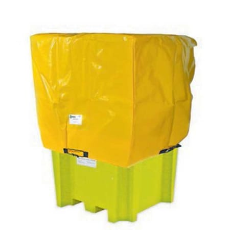 Enpac Tarp Cover, 60 in x 60 in x 58 in, 58 in, Yellow, Polyethylene 5460-TARP