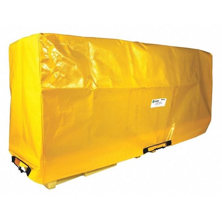 Enpac Tarp Cover, 114 in x 59 in x 58 in, 58 in, Yellow, Polyethylene 5482-TARP