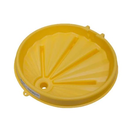 Enpac Funnel, Injection Molded, 26inDia, Yellow 3004-YE