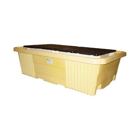 Enpac Spill Pallet, 750 gal Spill Capacity, Not Applicable Drums, 8,000 lb Load Capacity, HDPE 5480-YE-D