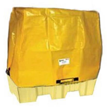 Enpac Tarp Cover, 60 in x 39 1/4 in x 43 1/4 in, 43 1/4 in, Yellow, HDPE 5222-TARP