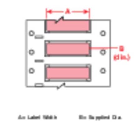 Brady 2" x 21/64" Pink Wire Marking Sleeves, 3PS-187-2-PK 3PS-187-2-PK