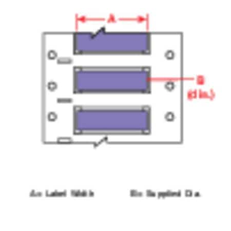 BRADY 2" x 7/16" Violet Wire Marking Sleeves, 3PS-250-2-VT 3PS-250-2-VT