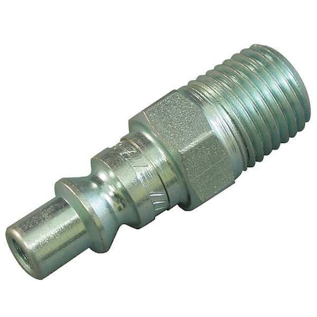 Hansen Coupler Plug, (M)NPT, 1/4, Steel 2608