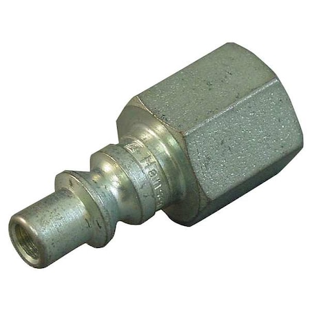 Hansen Coupler Plug, (F)NPT, 1/4, Steel 2609