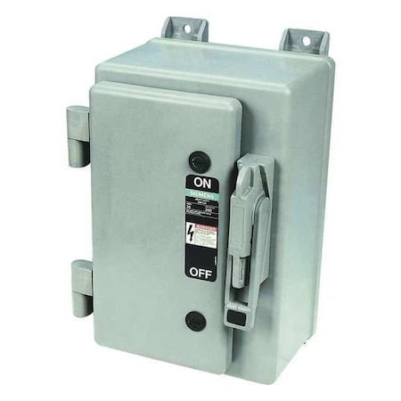 Siemens Fusible, Safety Switch, Heavy Duty, 600 V, 3PST HF361NX