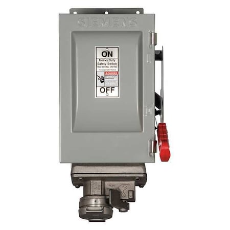 Siemens Nonfusible, Safety Switch, Heavy Duty, 600 V, 3PST HNF361JCH