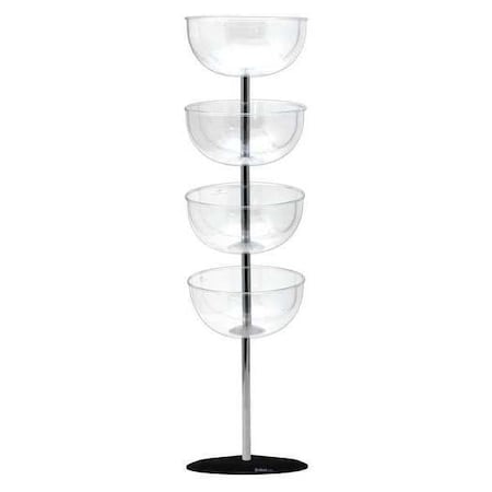 Tensabarrier Merchandising Bowl, Tower, 13 in. dia. IMPULSE4-1P