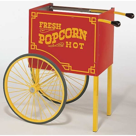Cretors Popcorn Wagon Base, Red, 44-1/2 in. W T3WS-X