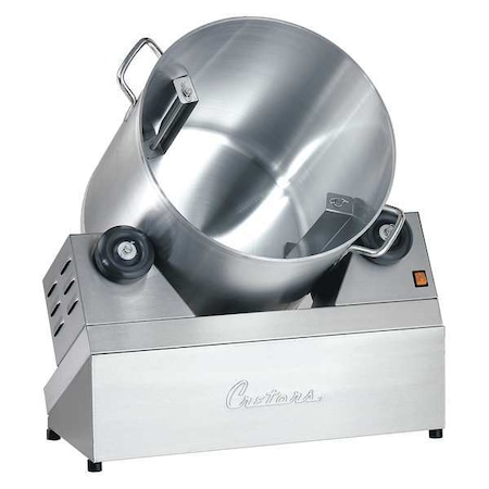 Cretors Popcorn Coater, 4.5 gal., Silver CMTRA-X