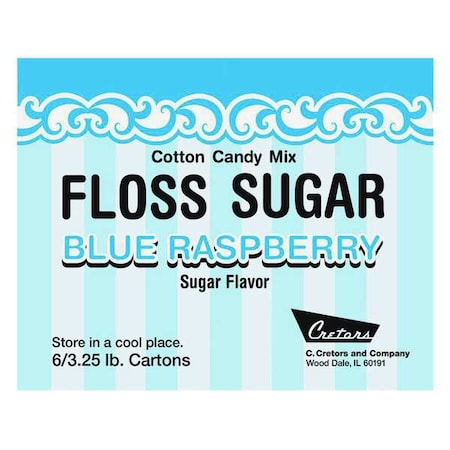 Cretors Cotton Candy Blue Raspberry Mix, PK6 7409-RA