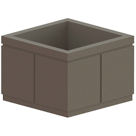 Petersen Manufacturing 42" x 42" Security Planter, Concrete SP42