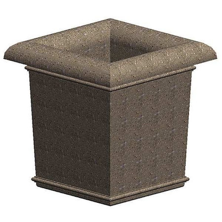 Petersen Manufacturing 36" x 36" Security Planter, Concrete A36X36X36
