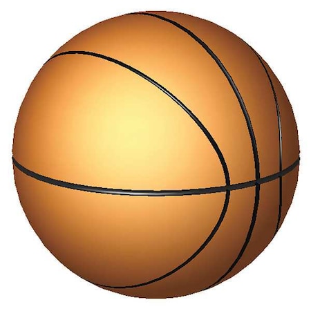 Petersen Manufacturing 36" Basketball Sports Bollard, Concrete BKT