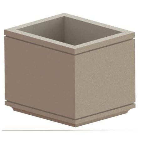 Petersen Manufacturing 36" x 30" Security Planter, Concrete P36X30X30