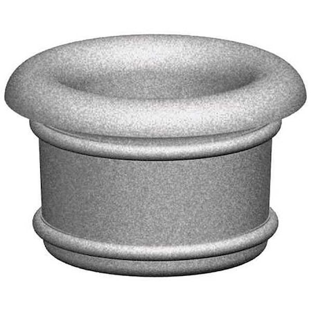 Petersen Manufacturing 48" Round Security Planter, Concrete A4A
