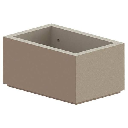 Petersen Manufacturing 36" x 24" Security Planter, Concrete P36X24X18