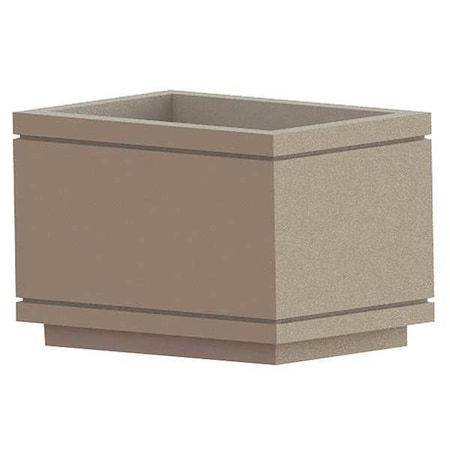 Petersen Manufacturing 36" x 24" Security Planter, Concrete P36X24X24