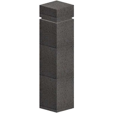 Petersen Manufacturing 8" Round Security Bollard, Concrete SB8X35