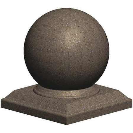 Petersen Manufacturing 36" Spherical Security Bollard, Concrete SPH36
