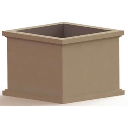 Petersen Manufacturing 48" x 48" Security Planter, Concrete SQP48