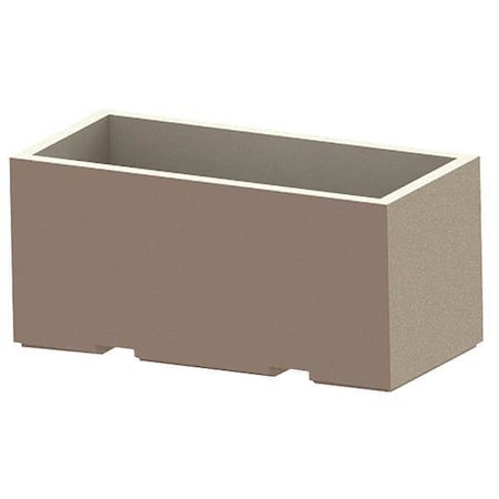 Petersen Manufacturing 78" x 36" Security Planter, Concrete P78X36X36