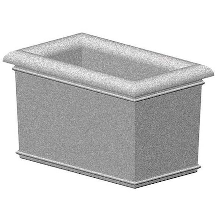 Petersen Manufacturing 60" x 36" Security Planter, Concrete A60X36X36