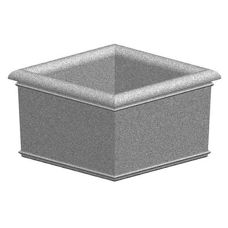 Petersen Manufacturing 60" x 60" Security Planter, Concrete A60X60X36
