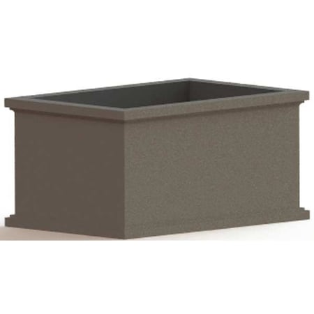 Petersen Manufacturing 72" x 48" Security Planter, Concrete SQP72