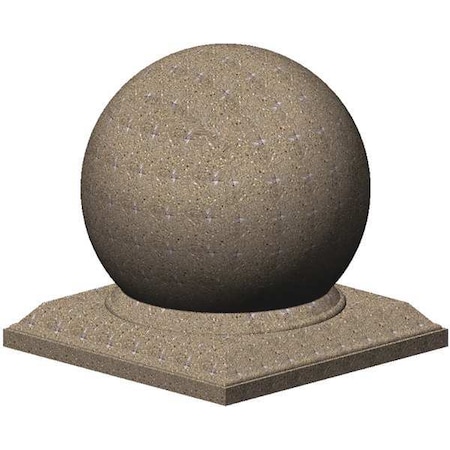 Petersen Manufacturing 48" Spherical Security Bollard, Concrete SPH48
