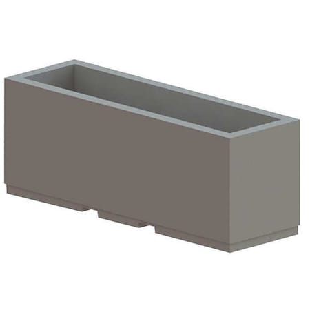 Petersen Manufacturing 96" x 30" Security Planter, Concrete P96X30X36
