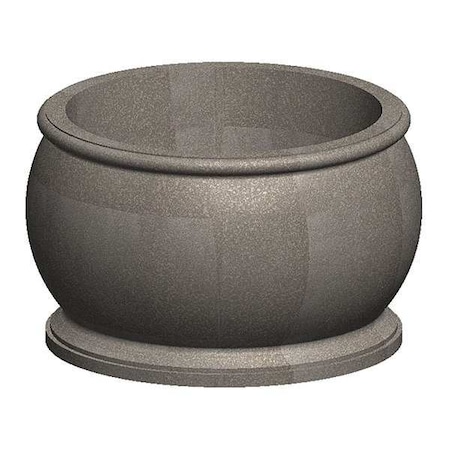 Petersen Manufacturing 60" Round Security Planter, Concrete ART60X36