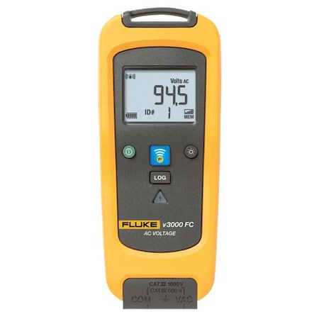 FLUKE AC Voltage Module, 3mV to 1000V AC, 6 1/2 in Length, LCD Indication FLK-V3000FC