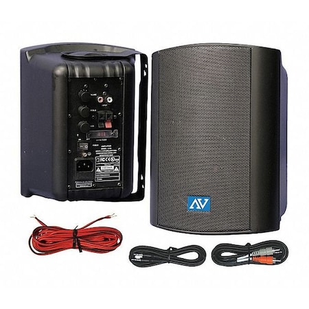 Amplivox Sound Systems Wall Mount Speaker, VHF, Plastic, 30W, 8 ohm S1232