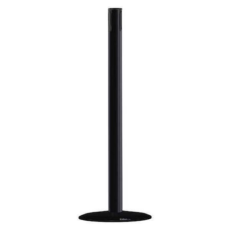 Tensabarrier Receiver Post, 38 In H, Black 889B-33-33-RCV
