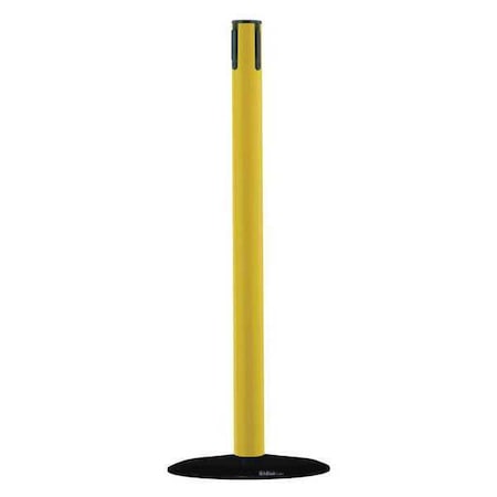 Tensabarrier Receiver Post, 38 In H, Yellow 889B-33-35-RCV