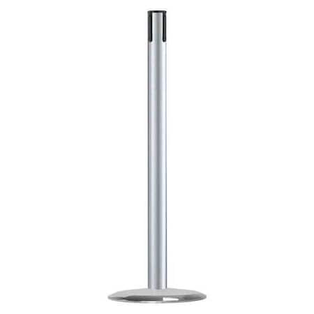 Tensabarrier Receiver Post, 38 In H, Satin Chrome 889U-1S-1S-RCV