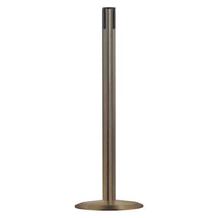 Tensabarrier Receiver Post, 38 In H, Satin Stainless 889U-3S-3S-RCV