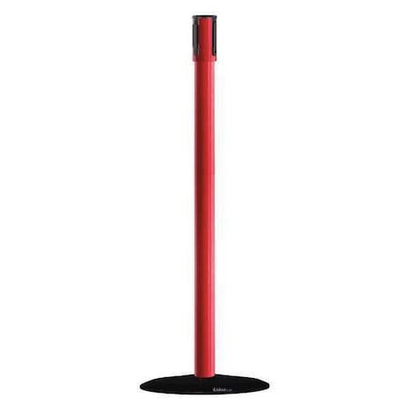 Tensabarrier Receiver Post, 38 In H, Red 890B-33-21-21-RCV