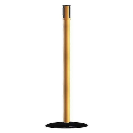 Tensabarrier Receiver Post, 38 In H, Yellow 890B-33-35-35-RCV