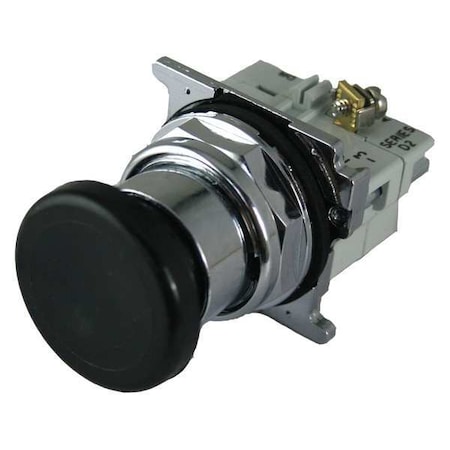 Eaton Hazardous Location Push Button, 30 mm, 2NO/2NC, Black 10250T711B