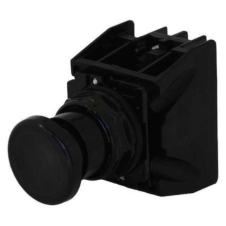 Eaton Hazardous Location Push Button, 30 mm, 2NO/2NC, Black E34EX711B