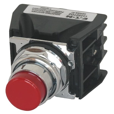Eaton Hazardous Location Push Button, 30 mm, 2NO/2NC, Red 10250T709R