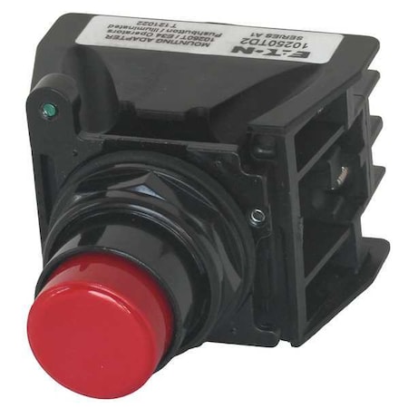 Eaton Hazardous Location Push Button, 30 mm, 1NO/1NC, Red E34EX708R