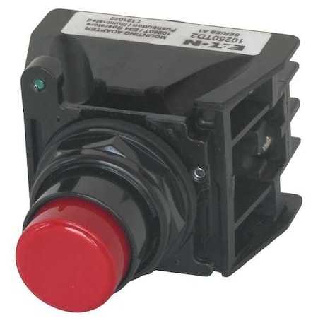 Eaton Hazardous Location Push Button, 30 mm, 2NO/2NC, Red E34EX709R