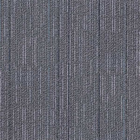 Zoro Select Carpet Tile, 19-11/16in. L, Gray, PK20 31HL80