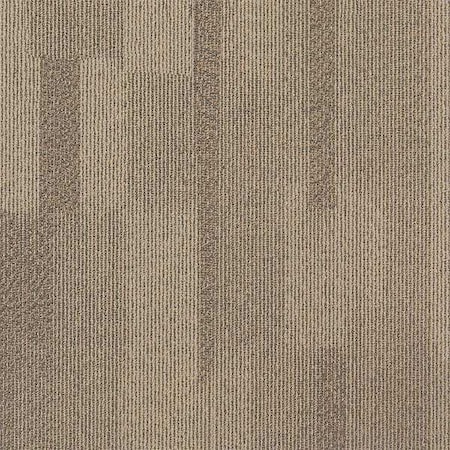 Zoro Select Carpet Tile, 19-11/16in. L, Beige, PK20 31HL82