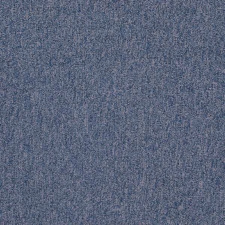 Zoro Select Carpet Tile, 19-11/16in. L, Blue, PK20 31HL70