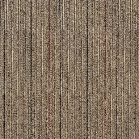 Zoro Select Carpet Tile, 19-11/16in. L, Brown, PK20 31HL79